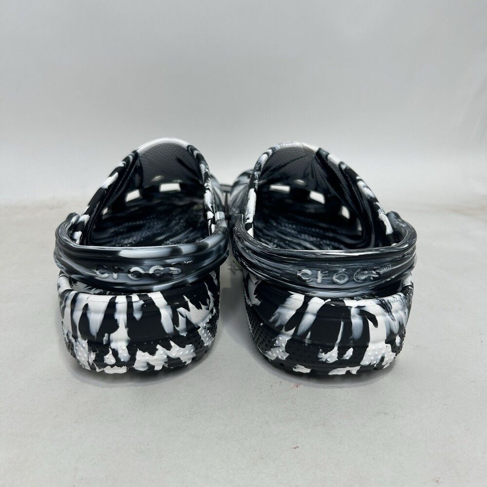 Crocs Classic Clog Marbled “Black White” 2024 - Picture 4 of 6